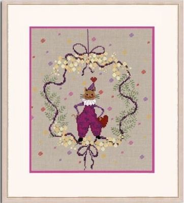 Carnival Cat by Le Bonheur des Dames Counted cross stitch kit
