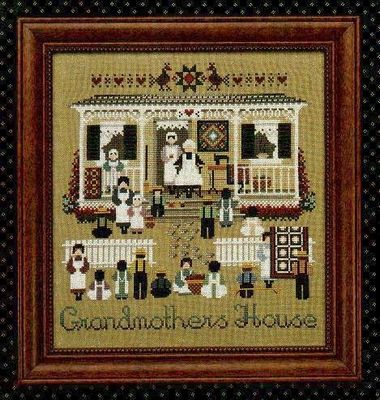 Grandmother&#39;s House by Told in a Garden. Designer Marilyn Leavitt-Imblum Counted cross stitch pattern