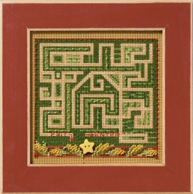 Corn Maze by Mill Hill 2025 Autumn Series Buttons and Beads Halloween Beaded Cross Stitch Kit
