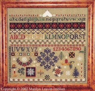 Winter Sampler by Butternut Road. Designer Marilyn Leavitt-Imblum Counted cross stitch pattern release 2002