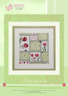 Tulpenpoesie (Tulip poetry) by UB-Design (Germany) Counted cross-stitch pattern