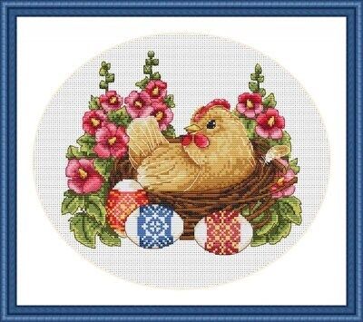 Happy Easter! by Merejka. Counted cross stitch kit for your holiday