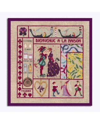 Welcome February by Le Bonheur des Dames Season Collection Counted cross stitch kit