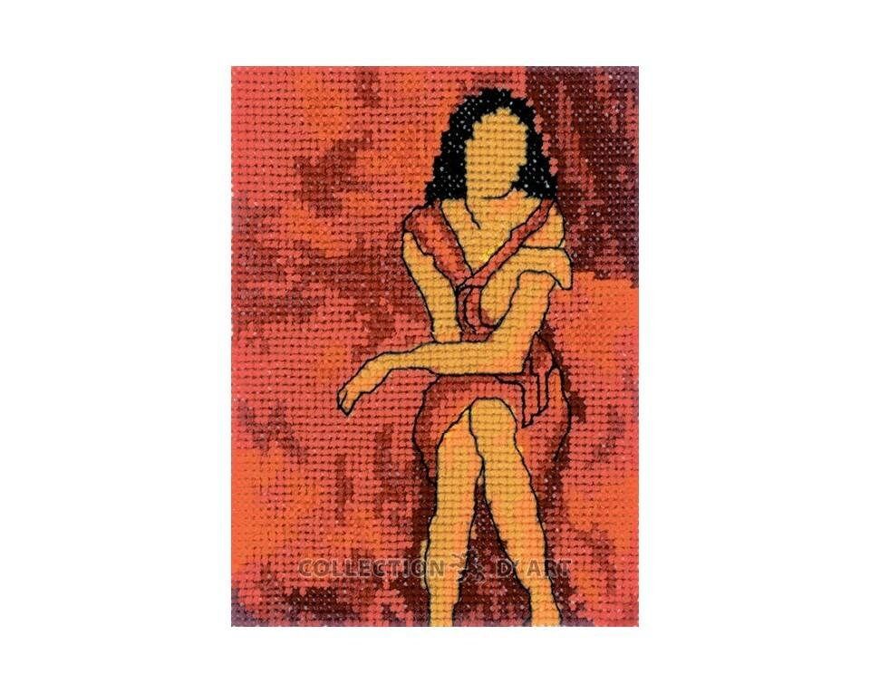 Girl in red by RTO Counted Cross Stitch Kit