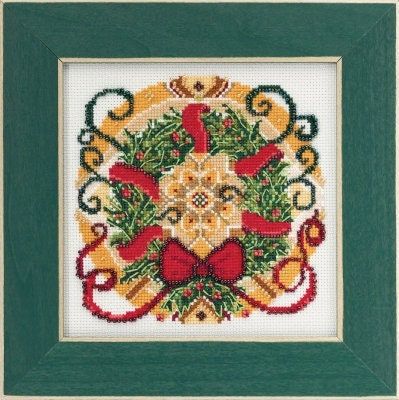 Winter Mandala by Mill Hill 2021 Mandala Quartet series Beaded cross stitch embroidery kit