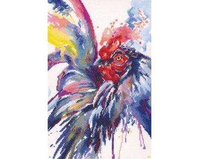 Power-seeking fighter by RTO. Сounted Cross Stitch Kit