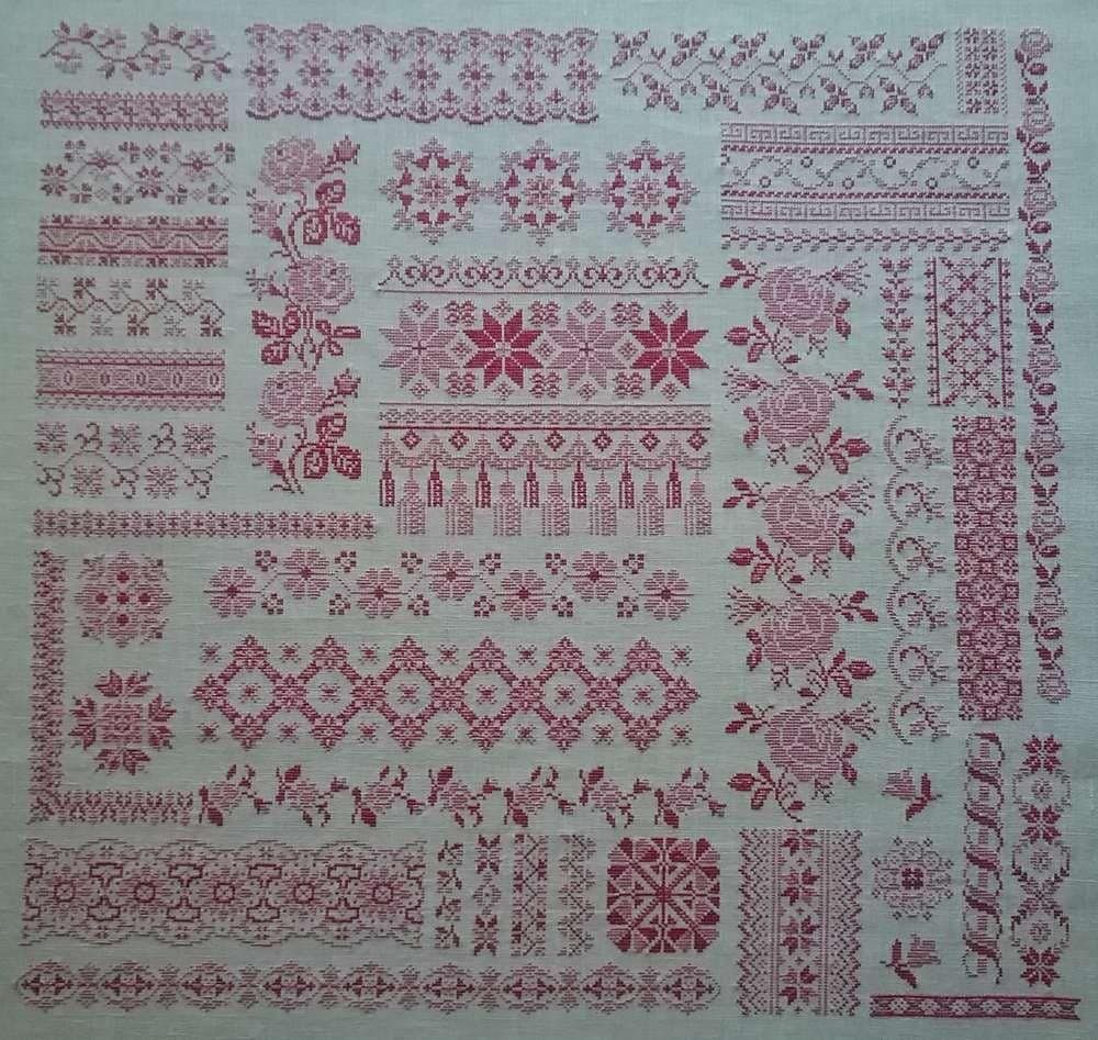 Sampler d&#39;Anastassia by Reflets de Soie 2016 Counted cross stitch pattern and silk threads set