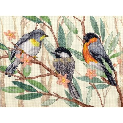 Tree Toppers by Dimensions Bird counted Cross Stitch Kit