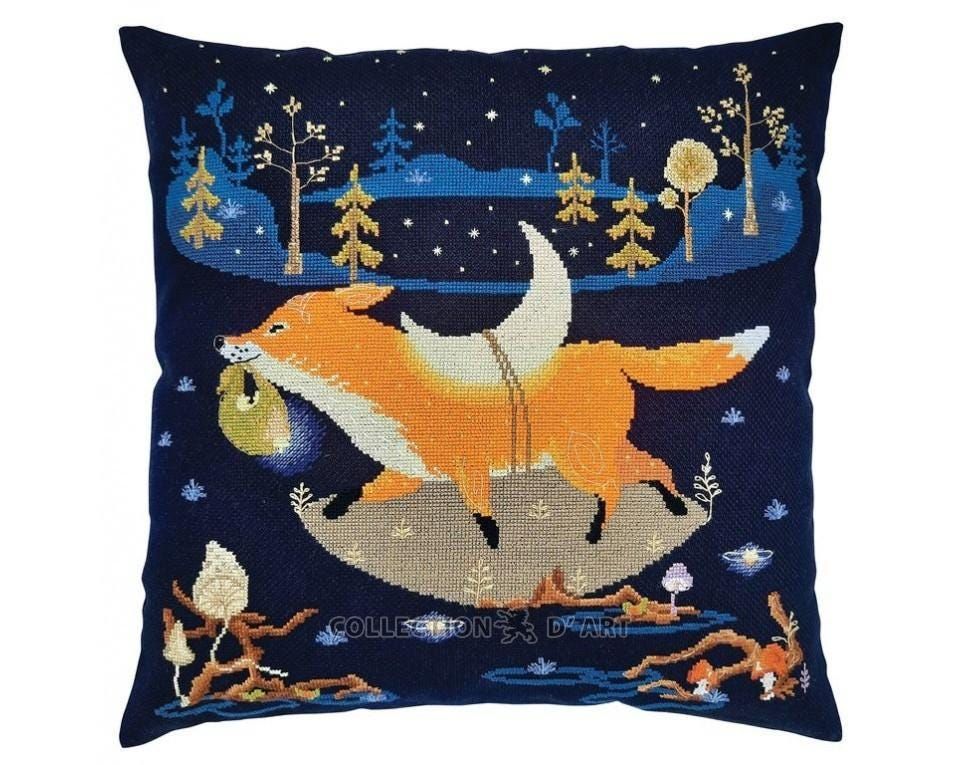The fairy tale about the stolen Moon by RTO 2024 Сounted Cross Stitch Kit. Great cushion design