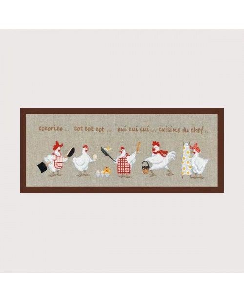 Little Housewives by Le Bonheur des Dames. Kitchen Collection. Counted cross stitch kit