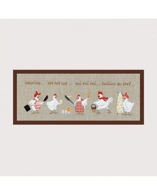 Little Housewives by Le Bonheur des Dames. Kitchen Collection. Counted cross stitch kit