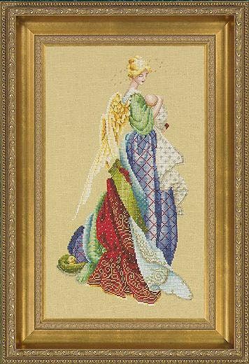 In The Arms Of An Angel by Lavender &amp; Lace. Designer Marilyn Leavitt-Imblum  Angel Collection Cross Stitch Pattern 1998