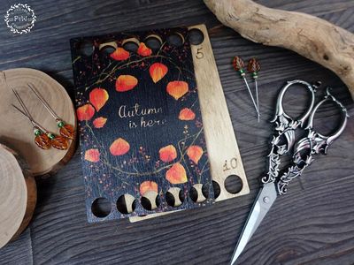 Physalis Thread organizer by Primitive and Wood (P&amp;W) Designer embroidery accessories