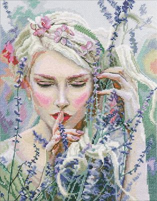 Listening to the silence by RTO.  Mystic summer design. Сounted Cross Stitch Kit