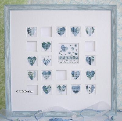 Memory BLAU (Memory Blue) by UB-Design (Germany) Counted cross-stitch pattern