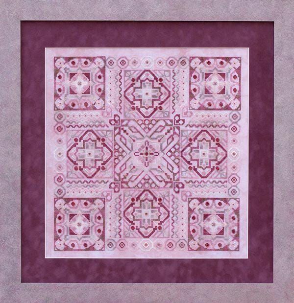 Cherries Jubilee by Glendon Place 2012 A-Maze-ing Desserts Collection Cross stitch pattern, Sulky Thread Pack