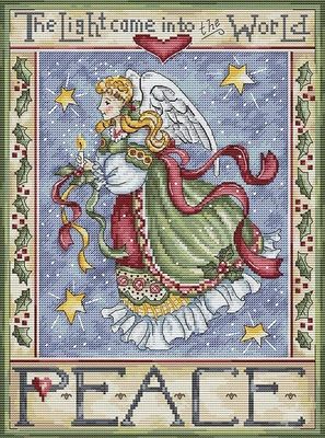 Peace Angel by LETISTITCH Vintage Collection Counted cross stitch kit