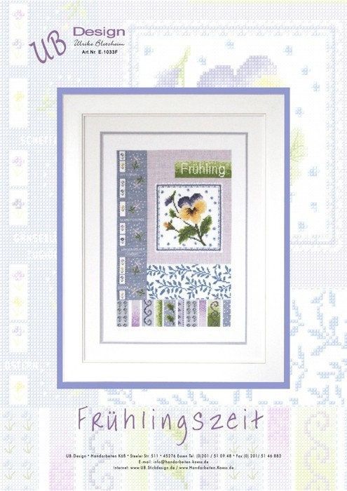 Frühlingszeit (Springtime) by UB-Design (Germany) Counted cross-stitch pattern E-1033F