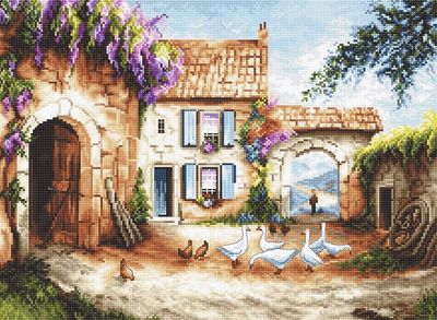 Village by LETISTITCH Counted cross stitch kit