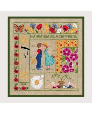 Welcome August by Le Bonheur des Dames Season Collection Counted cross stitch kit