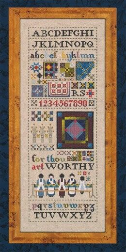 Amish Quilt Sampler by Told in a Garden. Designer Marilyn Leavitt-Imblum Counted cross stitch pattern