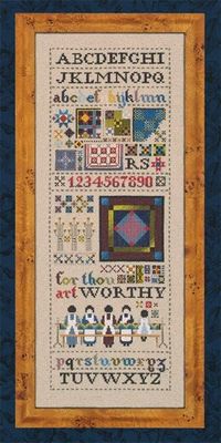 Amish Quilt Sampler by Told in a Garden. Designer Marilyn Leavitt-Imblum Counted cross stitch pattern