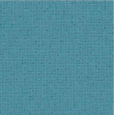 Lugana 25 ct. Pacific Metallic Blue Zweigart Premium Fabric for embroidery 13&quot; x 18&quot; (Fat Eighth)