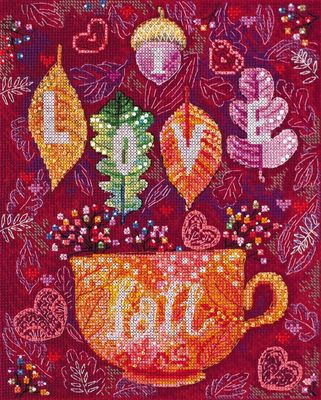Colorful autumn by Abris Art. Still life Collection. Counted Cross Stitch Kit