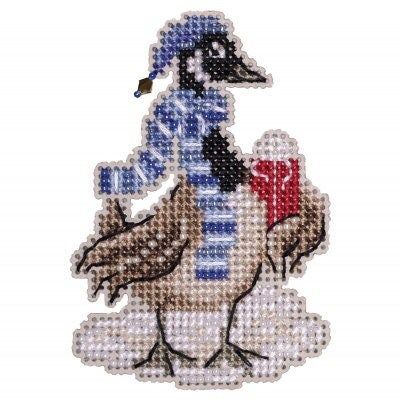 Canada Goose by Mill Hill. Winter Holiday Collection. Counted Glass bead kit with treasure 2023 for cozy winter holidays