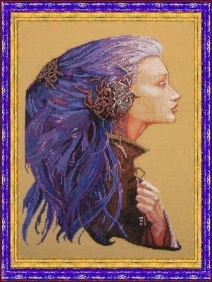 La Clef (The Key) by Nimuë Designer Annaïck Chauvel Fairy counted cross stitch Mini-Kit or Pattern only