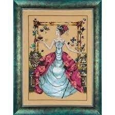 Queen Mariposa by Mirabilia Designs 2014 Counted cross stitch pattern, Embellishment Pack