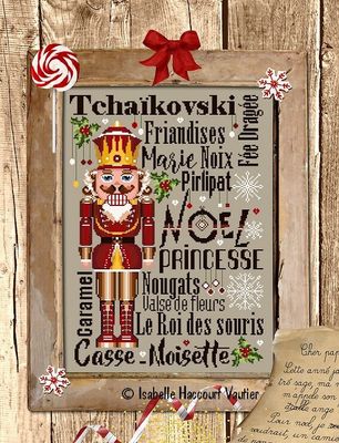 Casse-Noisette (Nutcracker) by Isabelle Haccourt Vautier Collection Broide du Noir. Printed cross stich pattern