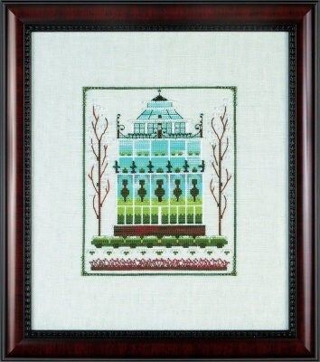 Winter Topiary by Nora Corbett 2022 Winter Greenhouses Collection Cross stitch pattern, Embellishment Pack