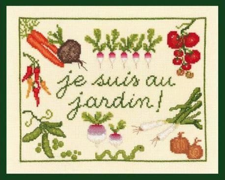 In The Garden by Le Bonheur des Dames Counted cross stitch kit