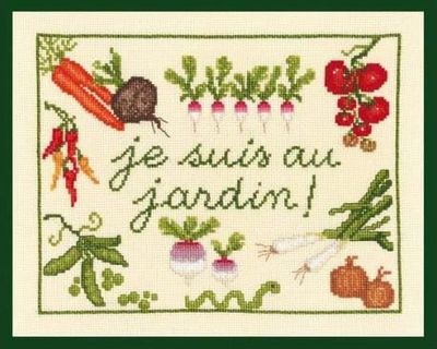 In The Garden by Le Bonheur des Dames Counted cross stitch kit