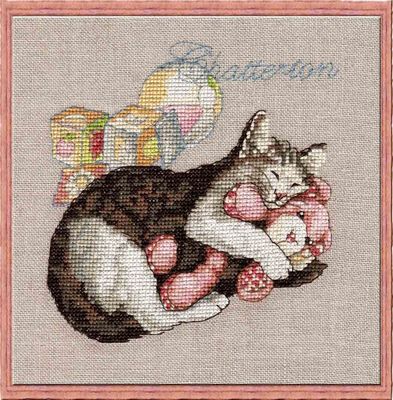 Chatterton by Nimuë Designer Annaïck Chauvel Kitten counted cross stitch pattern