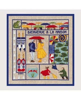 Welcome March by Le Bonheur des Dames Season Collection Counted cross stitch kit
