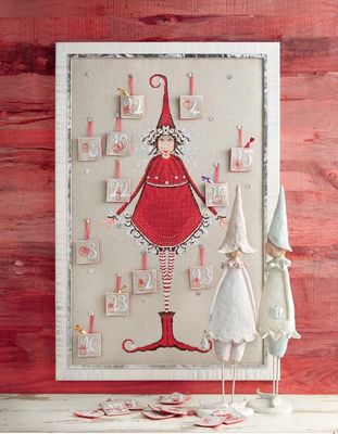 Alesia veille sur toi (Alesia watches over you) by Isabelle Haccourt Vautier Printed cross stich pattern