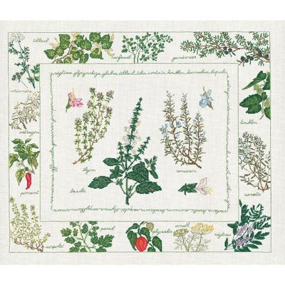 Herbarium by Le Bonheur des Dames Flowers &amp; Plants Collection Counted cross stitch kit