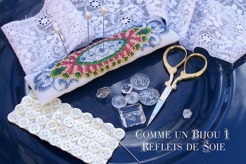 Comme un Bijou 1 by Reflets de Soie Beaded mini-kit Release January 2018