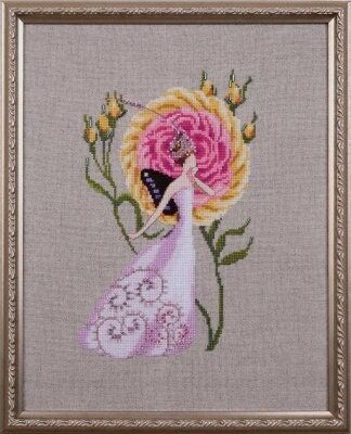 Cumberland Rose by Nora Corbett 2022 Rose Couture Collection Cross stitch pattern 2022
