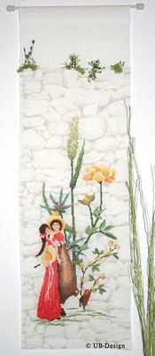 Walk on Sunday (Spaziergang am Sonntag) by UB-Design (Germany) Counted cross-stitch pattern