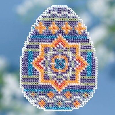 Medallion Egg by Mill Hill Seasonal Ornament Series Spring Bouquet Collection with magnet 2018