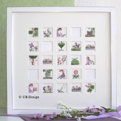 Puzzleteilchen (Puzzle pieces) by UB-Design (Germany) Counted cross-stitch pattern