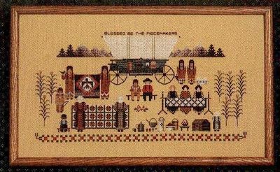 Piecemakers I by Told in a Garden. Designer Marilyn Leavitt-Imblum Counted cross stitch pattern