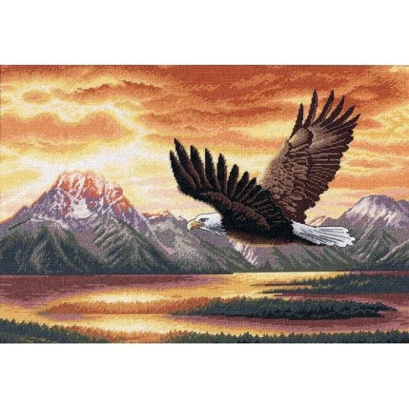 Silent Flight by Dimensions The Gold Collection Counted Cross Stitch Kit  Designer: R.W. Hedge