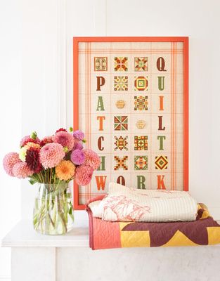 Patchwork by Isabelle Haccourt Vautier Torchons collection Monochrome printed Counted cross stich pattern