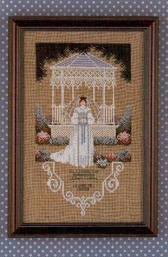 Victorian Bride by Told in a Garden. Designer Marilyn Leavitt-Imblum Counted cross stitch pattern