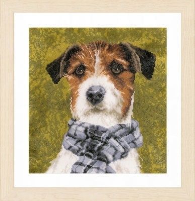 Dog by Lanarte 2021 Animal Collection Counted Cross Stitch Kit