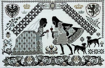 Royals Of The Kingdom by Rosewood Manor Design. Primitive embroidery cross stich pattern 2023